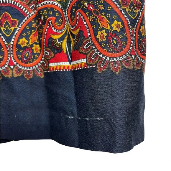 Vintage Talbots Bohemian Floral Design Wrap Skirt Size 10 Cottage Core - Picture 4 of 5